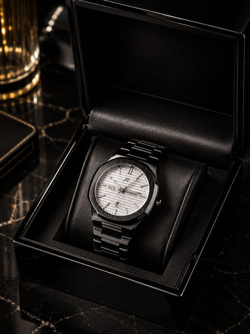 Original RICK Stainless Steel Watch – Date & Time Display | Butterfly Lock | Premium Quality