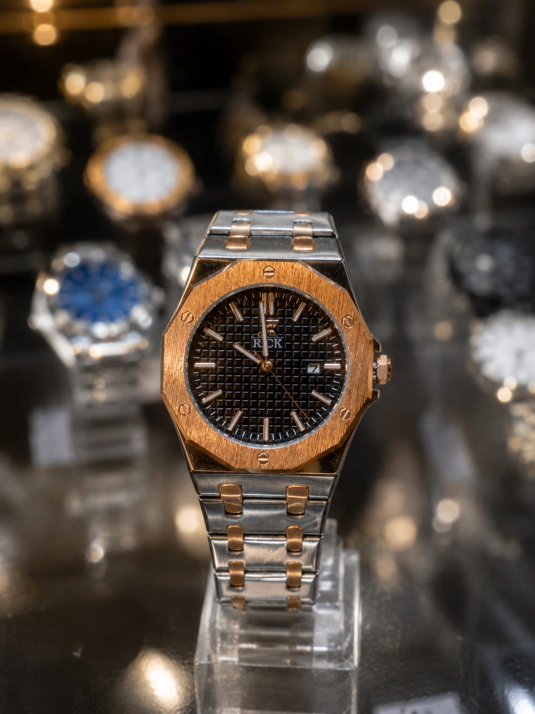 Original RICK Two-Tone Stainless Steel Watch – Butterfly Lock | Luxury Edition