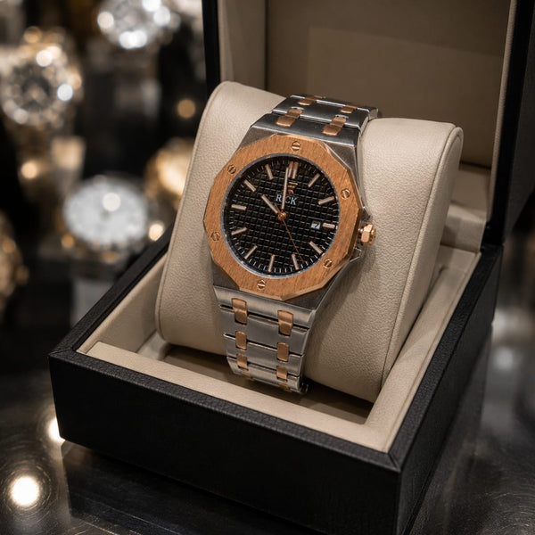 Original RICK Two-Tone Stainless Steel Watch – Butterfly Lock | Luxury Edition
