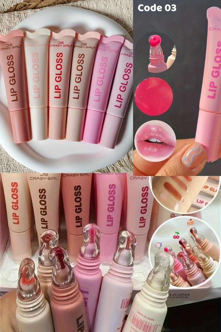 HUDAMOJI 6 PCS LIP GLOSS SET 💋✨